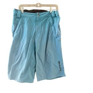 Dakine Mens Blue Mountain Bike Shorts Size 36 Perforated MTB Trail Cycling